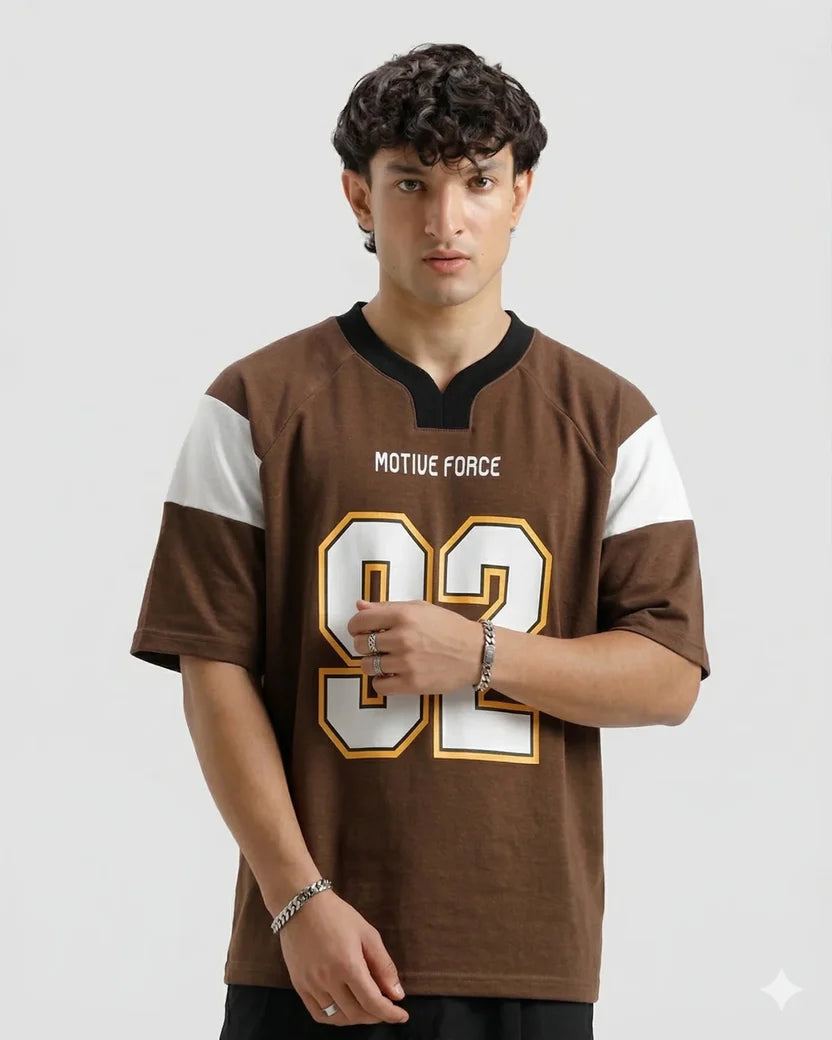 Motive Force Baseball Shirt for Men & Womens | 220 GSM Cotton