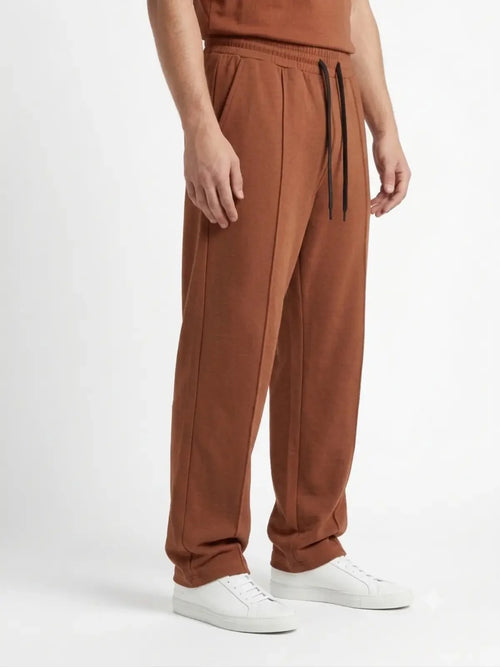 Premium Pure Cotton Baggy Straight-Fit Trousers | Swanah