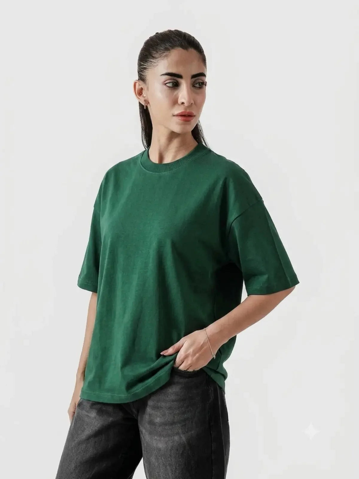 Premium Pure Cotton Drop-Shoulder T-Shirt