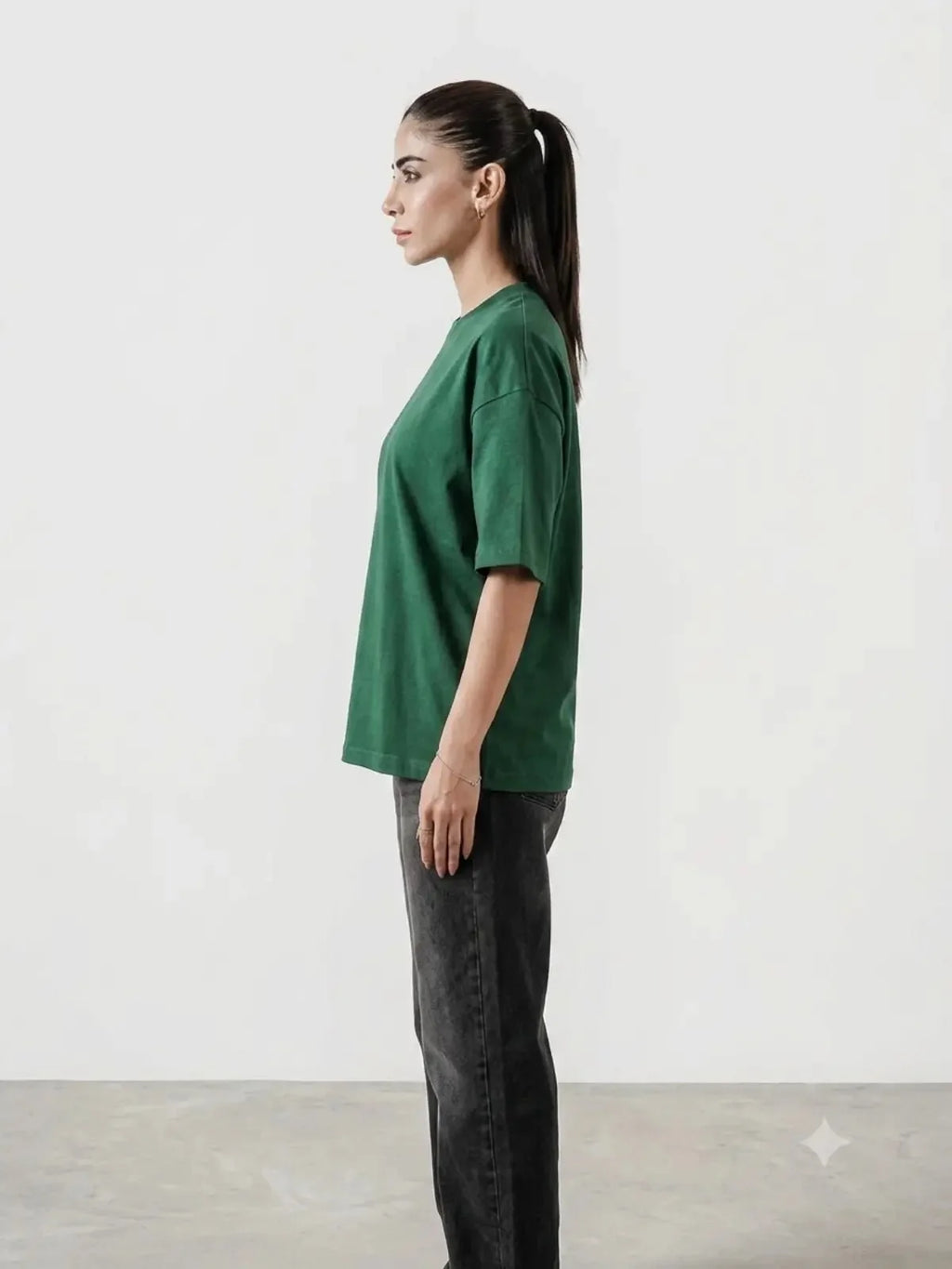 Premium Pure Cotton Drop-Shoulder T-Shirt