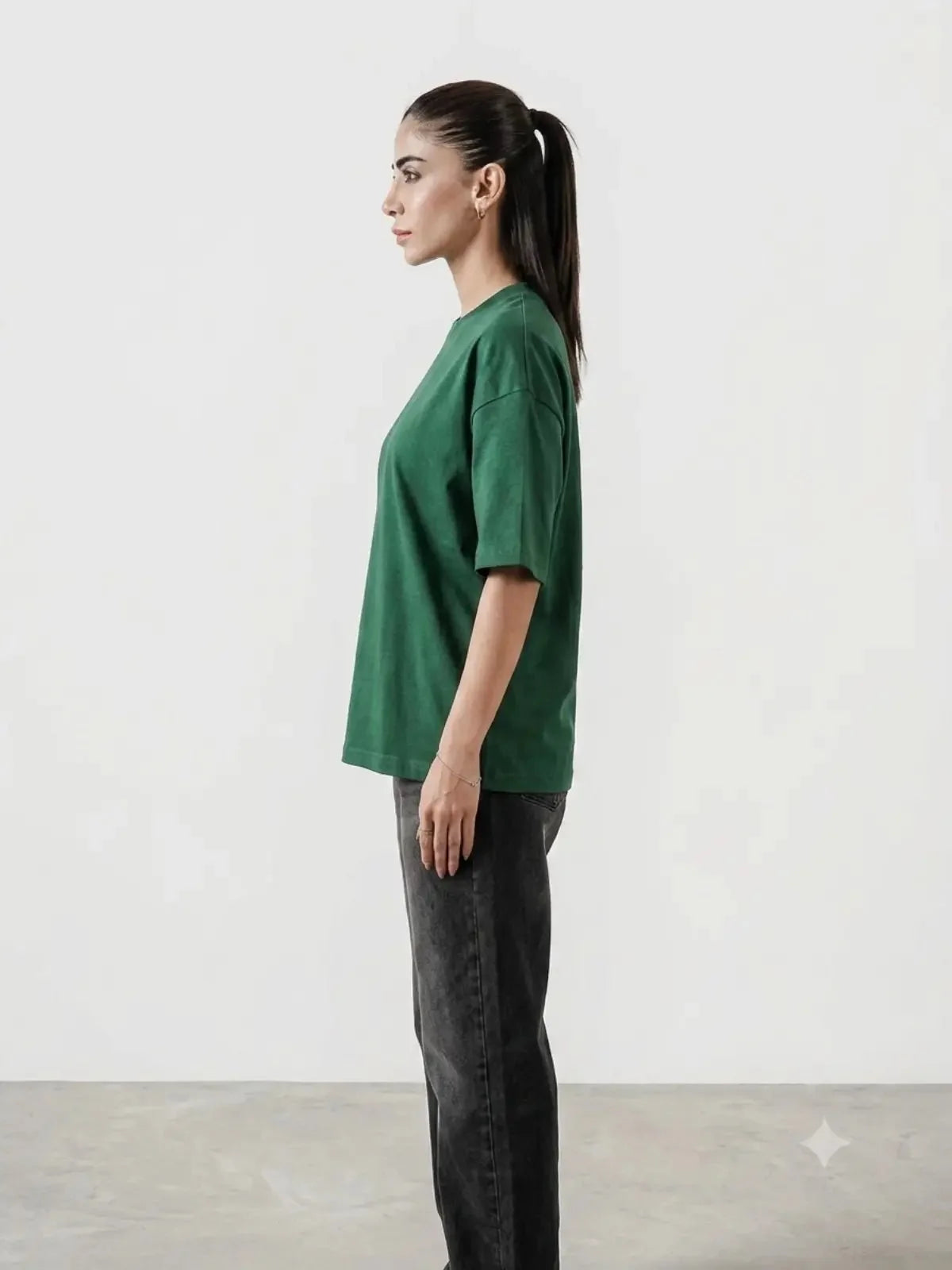 Premium Pure Cotton Drop-Shoulder T-Shirt