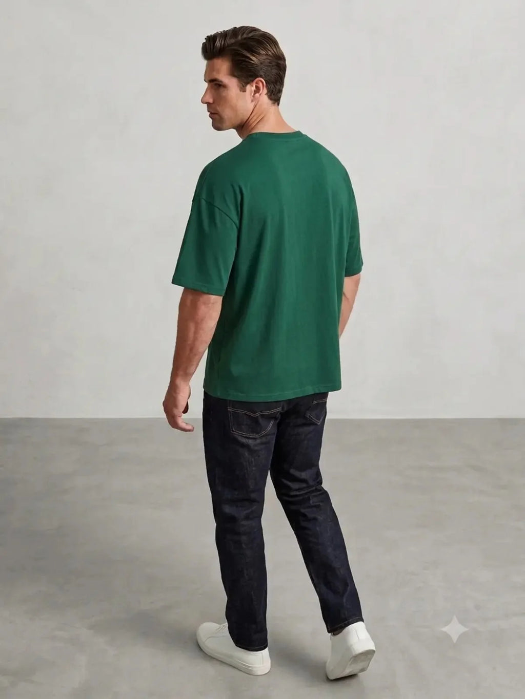 Premium Pure Cotton Drop-Shoulder T-Shirt