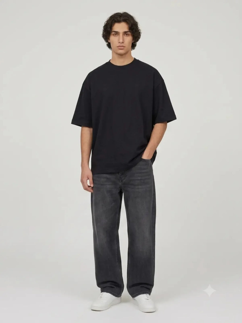 Premium Pure Cotton Drop-Shoulder T-Shirt