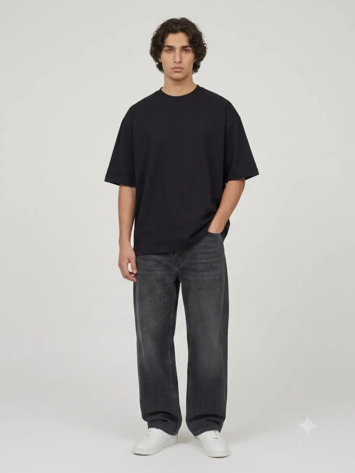 Premium Pure Cotton Drop-Shoulder T-Shirt