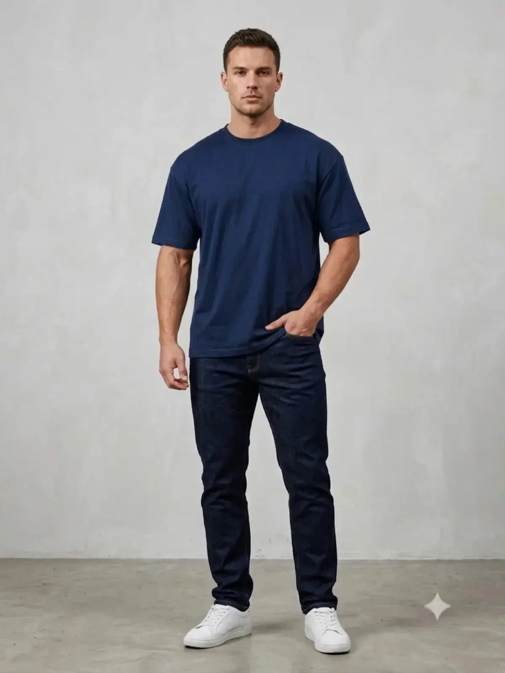 Premium Pure Cotton Drop-Shoulder T-Shirt