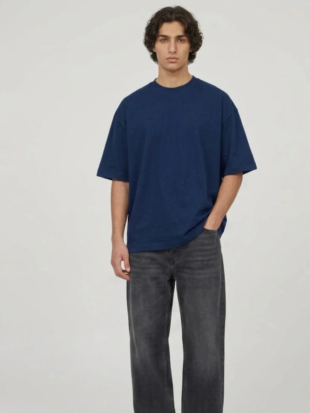 Premium Pure Cotton Drop-Shoulder T-Shirt