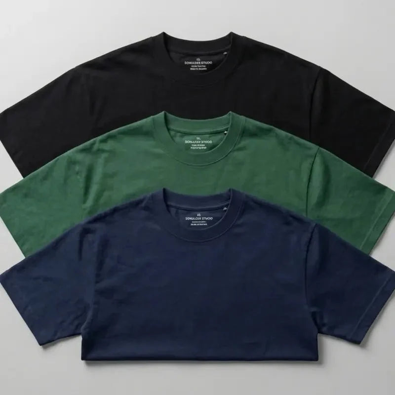 3 Premium Oversized Drop Shoulder T-Shirts