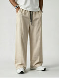 Premium Pure Cotton Baggy Trouser Beige Color